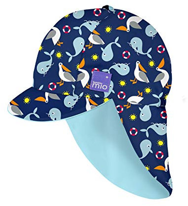 Bambino Mio, Wende-Sonnenhut für Babys und Kleinkinder, Mütze mit Nackenschutz, LSF40+