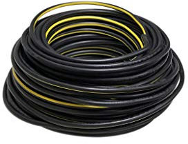 50 m de Câble électrique 3G2.5 / RO2V - intérieur/extérieur - rouleau/couronne de câble noir - longueur au choix 1m, 5m, 10m, 25m, 30m, 50m, 100m… (50m)