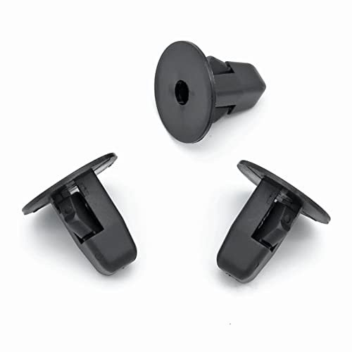 VVO Fasteners- Schwarz Kunststoff-Clips. Radhausschale vorne und Schutzblech. Kompatibel mit einigen Toyota Aygo, RAV4, Land Cruiser, (Packung mit 10 Clips)