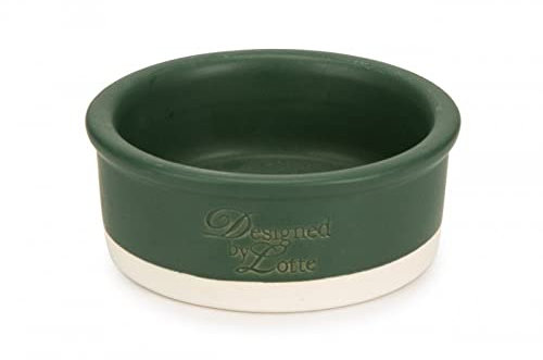 Karlie Keramiknapf Designed by LOTTE JOA schwer für Hunde (Grün, Ø 20cm)