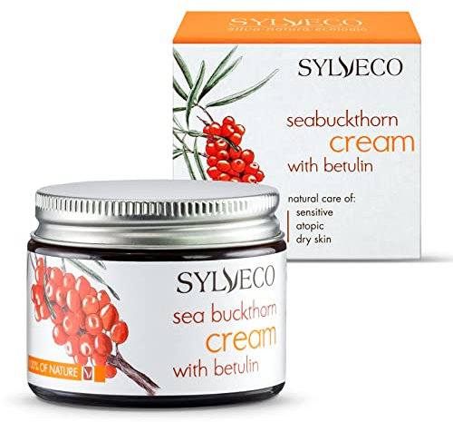 SYLVECO Feuchtigkeitscreme Gesicht mit Betulin 50ml - Naturkosmetik Hautpflege - Gesichtscreme Moisturizer für Trockene und Empfindliche Haut - Natürliche Vegan Creme für Damen und Männer