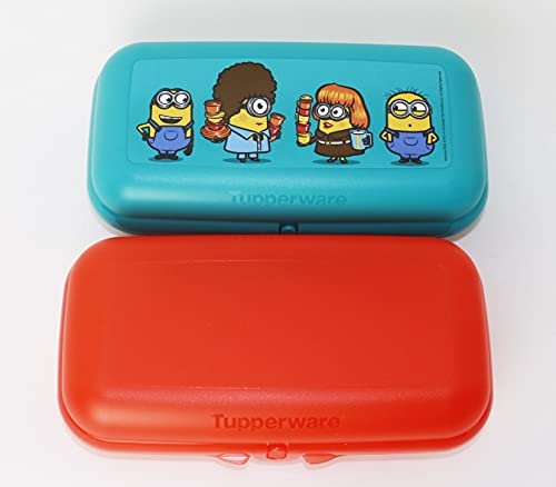 TUPPERWARE MaxiTwin Maxi Twin Minion Türkis + Maxi Twin Lachs