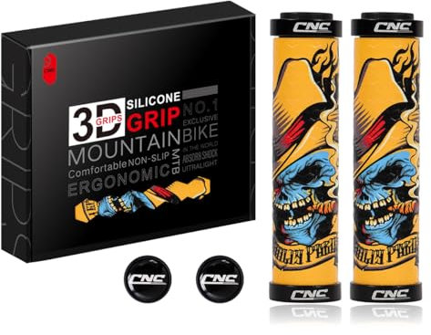 Chooee 3D Mountainbike Fahrradgriffe MTB Fahrrad Lenker Griffe Kieselgel Fahrrad Griffe HHD