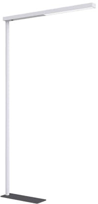 Arcchio LED Büro Stehlampe weiß schwarz, Bürolampe Stehlampe Uplight und Downlight, Deckenfluter 4498lm, 4000K, Standleuchte Office, Büro-Stehleuchte