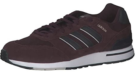 Adidas Herren Run 80S Shoes-Low (Non Football), Shadow Maroon/Carbon/Grey One, 41 1/3 EU