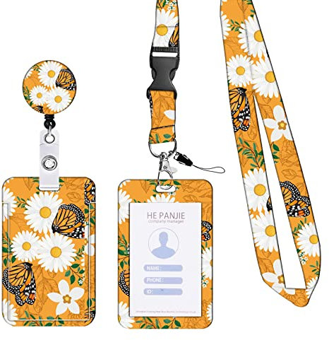 1 Stück Ausweishalter mit band, Kartenhülle Mit Band, Kartenhalter Ausweis, Badge Holder, Karten Schutzhülle, Id Card Holder Card Wallet Für Handy Lanyards, Ausweise, Büro Und Schulbedarf