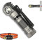 ACEBEAM H16 1000 High Lumen Wiederaufladbare Led Stirnlampe, EDC AA Rechtwinklige Taschenlampe, Pocket Mini Kleine Taschenlampe, Led Kopflampe für Camping, Laufen, mit Stirnband-Kit (Cool White 6500K)