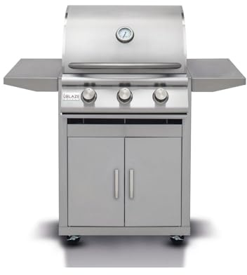 Blaze Outdoor Kitchen Grill | 25-inch Freestanding Propane Gas Grill | 3 Burner Barbecue | Premium BBQ | Commercial Grade Grilling Experience | Best in Class Warranty | Prelude LBM