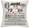 Bommex 6 Jahre Ehe Geschenk 6. Hochzeitstag Kissen Abdeckung Keepsake Dekoration Geschenk für Paare Eltern Frauen Männer Mama Papa Ehemann Frau Oma Opa Tante Onkel Freunde (6. Jahrestag)