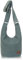 Coton Pose Hippie-Umhängetasche für Damen, Reißverschluss, großes Fassungsvermögen, Segeltuch, Jacquard-Stoff, handgefertigte Taschen, Denimgrün, long10 width7 high12“