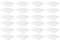 AC - Pack de 24 Bandejas con blonda Rectangular - Especial para Fiestas o Celebraciones - 2 Unidades por Pack - Material reciclable - 22 x 28 cm - Color Blanco