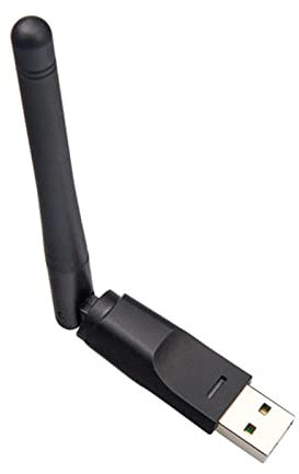 Kabelloser USB-Adapter, WLAN-Empfängeranschluss, WLAN-Dongle für Computer, kompakter USB-Signalempfänger, Sender, große Antenne, Set-Top-Box, Ethernet-Anbieter für erät