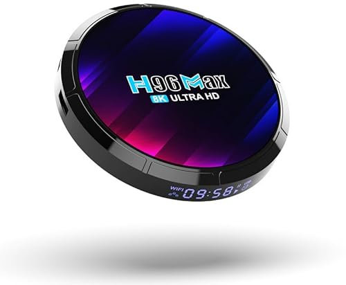 Android 13.0 TV Box,H96 MAX Smart Tv Box 4GB RAM 64GB ROM RK3528 Quad-Core 64Bit CPU with Dual-Wifi 2.4G/5.8 Ghz Ultra HD 4K/8K H.265 Wifi Home Set Top Box,4GB+32GB