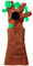 KRUIHAN Costume D'arbre Adulte Déguisement Amusant Ensemble de Sapin de Noël pour Adulte Costume Cosplay Unisexe pour Costume de Scène pour Halloween,190(Taille recommandée 175-185cm)