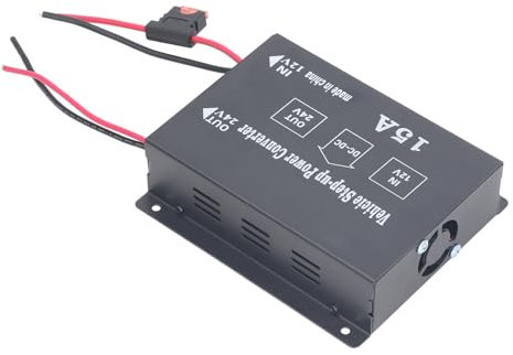 12V to 24V 15A Voltage Converter Step Up Power Converter For Car System, LED, Radio, Taxi Advertising, Monitoring