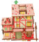 ibasenice 1 Set DIY Montage Windmühle Modell 3D Puzzle Holzhaus DIY Puzzle Spielzeug