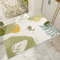 TUKDAK Paillasson Interieur 60 x 90 cm, Tapis de Porte D'entrée à Poils Courts, Paillasson Attrape-Poussière, Tapis d'Entrée Antidérapant et Lavable en Machine, Cuisine, Salle de Bain, Porte