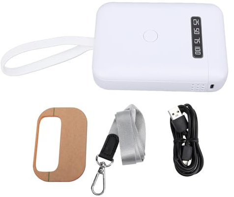 Jectse V Light Hair Extension Kit, 5000mAh Rechargeable 405nm UV Hair Extension Machine, 6Pcs LED Beads, Wig Extension LED V Lamp for Home Salon