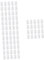 Ipetboom 4sets Small Capsule Bottles Portable Medicine Container Leakproof Travel Bottle Pill Boxes Refillable Toiletry Plastic Round Capsule 30pcs*4