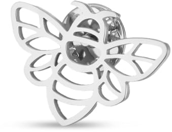 Honigbiene Brosche Edelstahl Schmetterling Brosche Insekt Thematische Anstecknadeln Schmuck