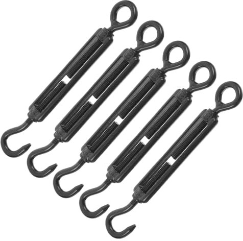 Amosfun 5stücke Spannschloss Für Drahtkabel Edelstahl Verstellbar Haken Und Ösenspannschloss Robust Vielseitig Einsetzbar Für Haus Und Industrie