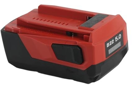 Batterie d'alimentation B22 22 V 5,0 Ah les outils électriques sans fil compatible avec Hilti 18 V 21,6 V 22 V. Compatible avec la batterie 22 V.(1pcs)