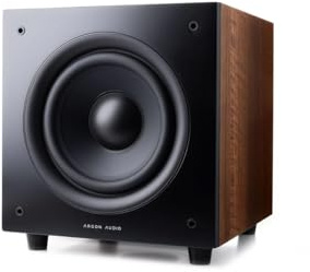 Argon Audio MALMÖ SUB 6 Subwoofer, 6-inch Driver, 65W Amplifier, Walnut