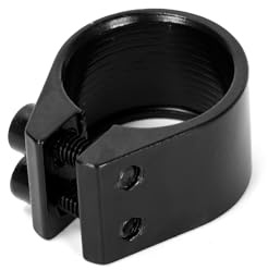 Ruimou 1 x black aluminium alloy bicycle seat clamps, 31.8 mm, suitable for securing MTB/BMX bicycle seat posts