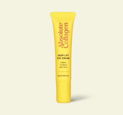 Absolute Collagen Deep Lift Eye Cream 5ml - Anti-Ageing Under Eye Cream for Dark Circles & Puffy Eyes - Collagen-Boosting Anti Wrinkle Face Care - Brighten, De-Puff, Firm & Tighten