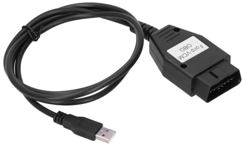Tbest OBD2-Diagnosekabel, Diagnose-Adapterkabel, OBD2-USB-Schnittstelle, Auto-Diagnosekabel, ECU-Scan, DTC, Lesen von Live-Daten, PATS-Programmierer mit USB-Schnittstelle für 1996–2010