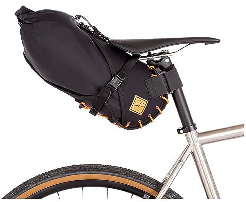 Restrap Big Sattelttasche Sattelholster mit Aufbewahrungstasche, Unisex, Big Sattelttasche mit Packsack, Unisex, RS_SB2_LRG_ORG, Orange, 8 l
