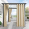 RYB HOME Outdoor Patio Curtain - Pergola Curtain Indoor Outdoor Waterproof Curtains, Grommet Curtain Blackout for Pavilion Gazebo Porch Décor, 1 Panel, 52 inches Wide x 84 inches Long, Biscotti Beige