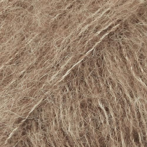 Drops Brushed Alpaca Silk color 5 beige, 25g Lacegarn mit Seide und gebürsteter Alpakawolle, flauschig weich
