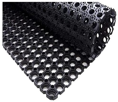 CORE GRASS Heavy Duty Rubber Grass Mat - Outdoor Lawn Safety Mat - Anti-Fatigue & Anti-Slip - Garden Playground Protection - Single