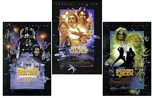 Close Up Star Wars Posterset Filmplakat Episode 4-6 Special Edition (68,5 cm x 102,5 cm) + Ü-Poster