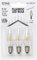 Star Universal Ersatzleuchtmittel LED, E10, klar, 1900K, 0,5W, 5 LM, 3 St./ Karte, 300-20