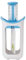 Squeeze Station, Squeeze Station Appuyez sur & amp; Pochettes de nourriture de presse-purée de fruits portatives d'enfants de système de magasin pour la cuisine à la maison (Blue)