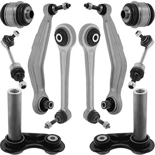 Teilex Germany Querlenker Satz hinten, 10 Teilig, passend für BMW 5 E60 E61, Traggelenk, Koppelstange, Control Arm, Rear Lower Control Arm