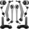 Teilex Germany Querlenker Satz hinten, 10 Teilig, passend für BMW 5 E60 E61, Traggelenk, Koppelstange, Control Arm, Rear Lower Control Arm