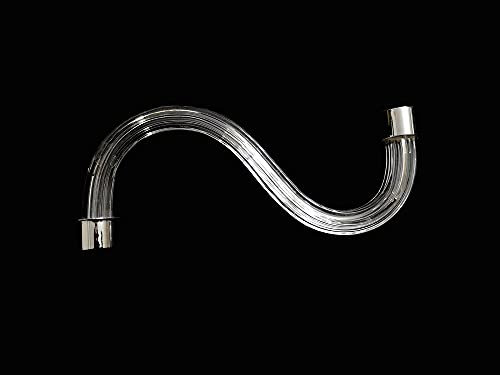 ILAB Arm für Pendelleuchte Kristall glatt 21 cm Chrom Ersatzteile Leuchten Zubehör