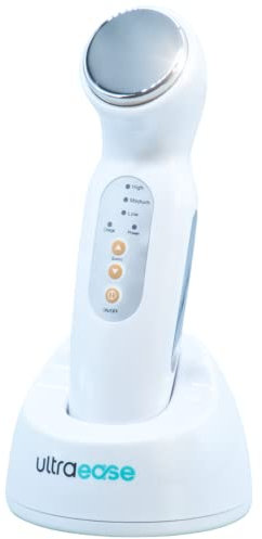 Ultraease Ultraschallgerät für Zuhause | Wärmendes, Kabelloses, Vibrationsfreies & Physiologisches Ultraschall für Körper und Gesicht & Hautpflege | mit Vier Entspannungstechniken per Audio