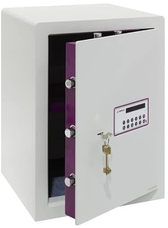 ARREGUI Forma Evolution 150080 Cassaforte con chiave e codice, facile da usare | Cassaforte mobile, apertura con tastiera e chiave | Cassaforte elettronica per casa, doppia sicurezza |52x38,5x36cm|59L