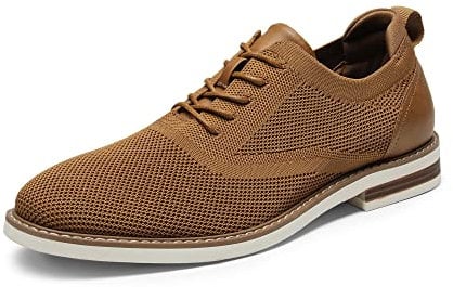 Bruno Marc Zapatos de Cordones Zapatillas de Vestir Oxfords Clásico Formales Derby para Hombre MARRÓN-E SBOX2320M-E Talla 41 (EUR)