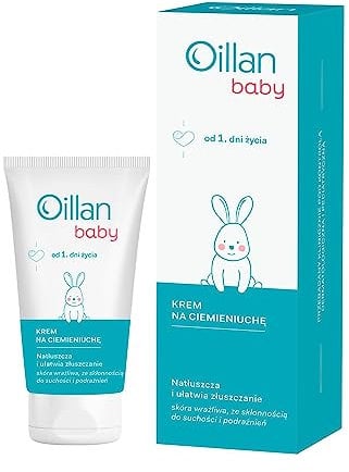 OILLAN Baby Krem gegen Milchschorf | Zinkt die Haut & erleichtert Schuppenentfernung | Mit Urea, Arginin & Milchsäure | Dermatologisch & pädiatrisch getestet | Für empfindliche Babyhaut | 40 ml