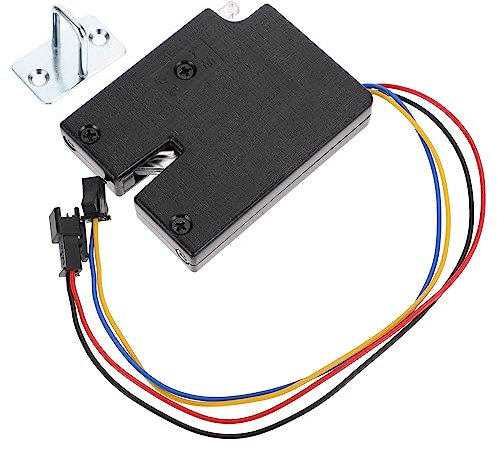 OSALADI Elektronische Schlösser Elektronisches Schrankschloss Schließfachschloss Elektrisches Schubladenschloss Magnetisches Schubladenschloss Plastik Elektromagnetisch Versteckte Tür