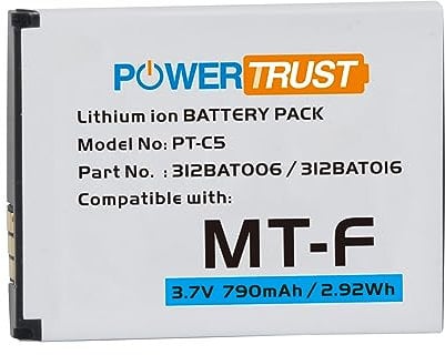 PowerTrust 1-Pack 790mAh Battery for AVM Fritz!Fon C4, C5, M2, MT-F, Motorola MOTOFONE F3, EM325, M325, EM25, 312BAT016, 312BAT006 Landline Phone
