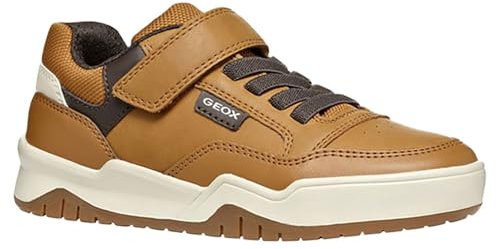 Geox Jungen J Perth Boy Sneaker, Braun, 30 EU