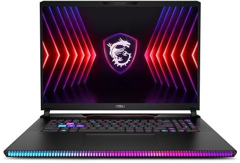 MSI Raider 17 16:10 QHD+ 240Hz Gaming Laptop - (Intel Core i9-14900HX, NVIDIA GeForce RTX 4080, 32GB RAM, 4TB SSD, Windows 11 Pro) - Core Black
