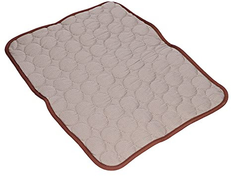 Fdit Kühlmatte für Haustiere, Große Katze, Kühlmatte, Decke, Sommer-Eismatte, Zwinger, Haustiermatte, Hundematte, Eisseidenmatte für Kleine, Mittelgroße Vorräte, Raumdecke,