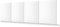 SILENT4® Schallabsorber Wand 4er Set à 114x72x5cm für Räume bis 20m² Akustikbild Akustikpaneele aus Akustikvlies mit Stoffbezug, Klettverschluss- & Schraubmontage, messbar verbesserte Raumakustik